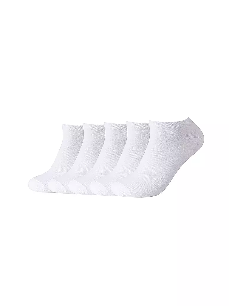 CAMANO | Chaussettes sneaker lot de 5 blanc | weiss