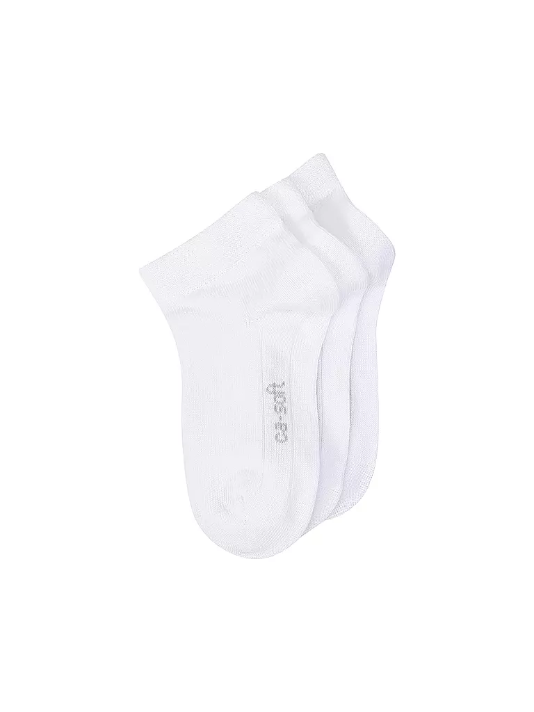 CAMANO | Chaussettes sneakers garçon lot de 3 blanc | weiss
