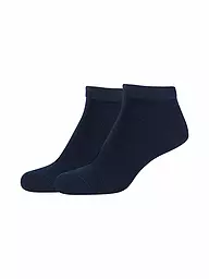 CAMANO | Herren-Sneakersocken 2er Pkg white | Bleu foncé