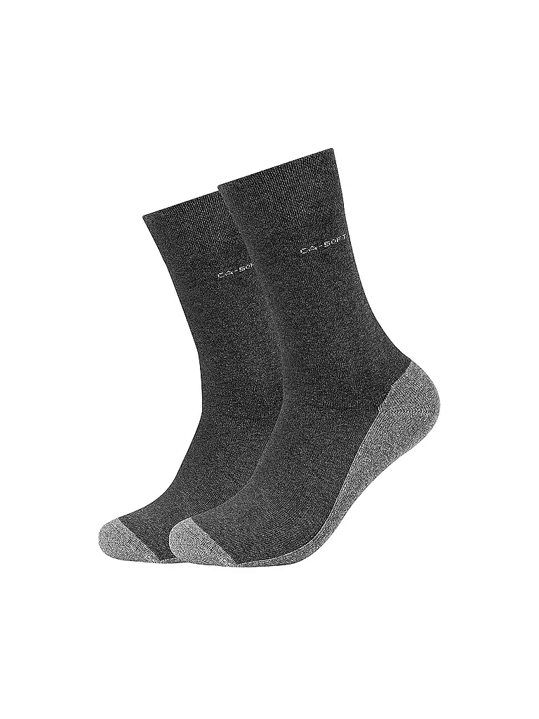 CAMANO | Lot de 2 paires de chaussettes anthracite | grau