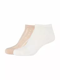 CAMANO | Lot de 2 paires de chaussettes blanc cassé | Crème