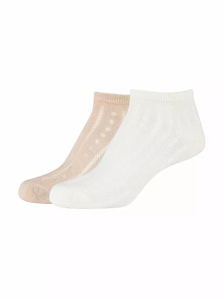 CAMANO | Lot de 2 paires de chaussettes blanc cassé | creme
