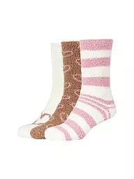 CAMANO | Lot de 3 paires de chaussettes egret | Crème