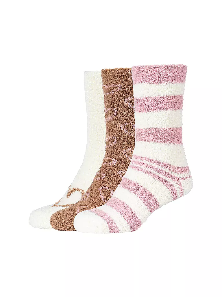 CAMANO | Lot de 3 paires de chaussettes egret | creme