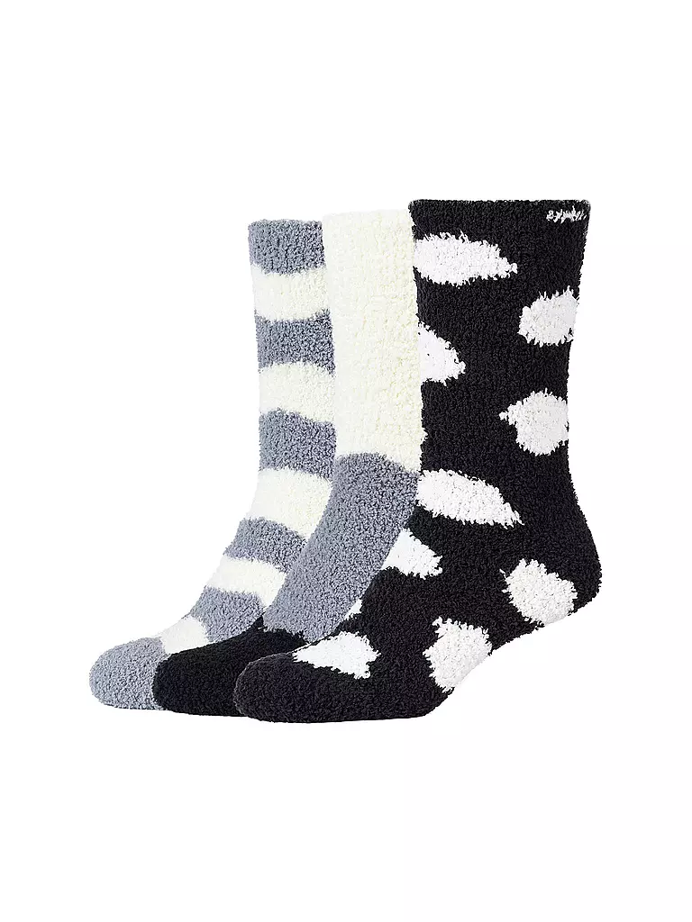 CAMANO | Lot de 3 paires de chaussettes noires | schwarz