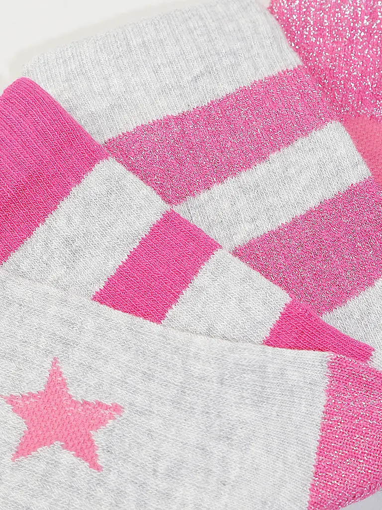 CAMANO | Nom du produit: Chaussettes pour filles, paquet de 4, cabaret | Rose vif