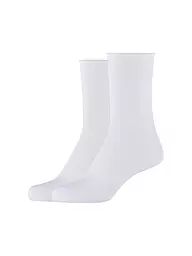CAMANO | Lot de 2 paires de chaussettes gre mel | Blanc