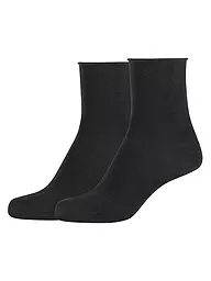 CAMANO | Lot de 2 paires de chaussettes gre mel | Noir