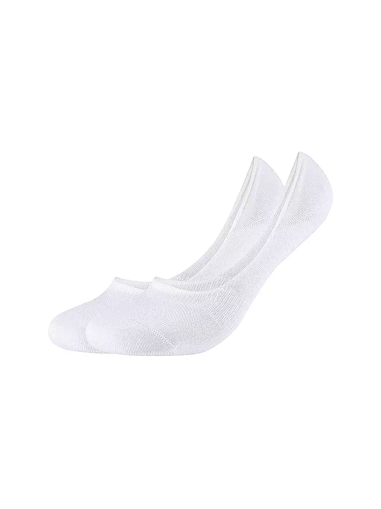 CAMANO | Socquettes invisibles COMFORT blanches, lot de 2 | weiss