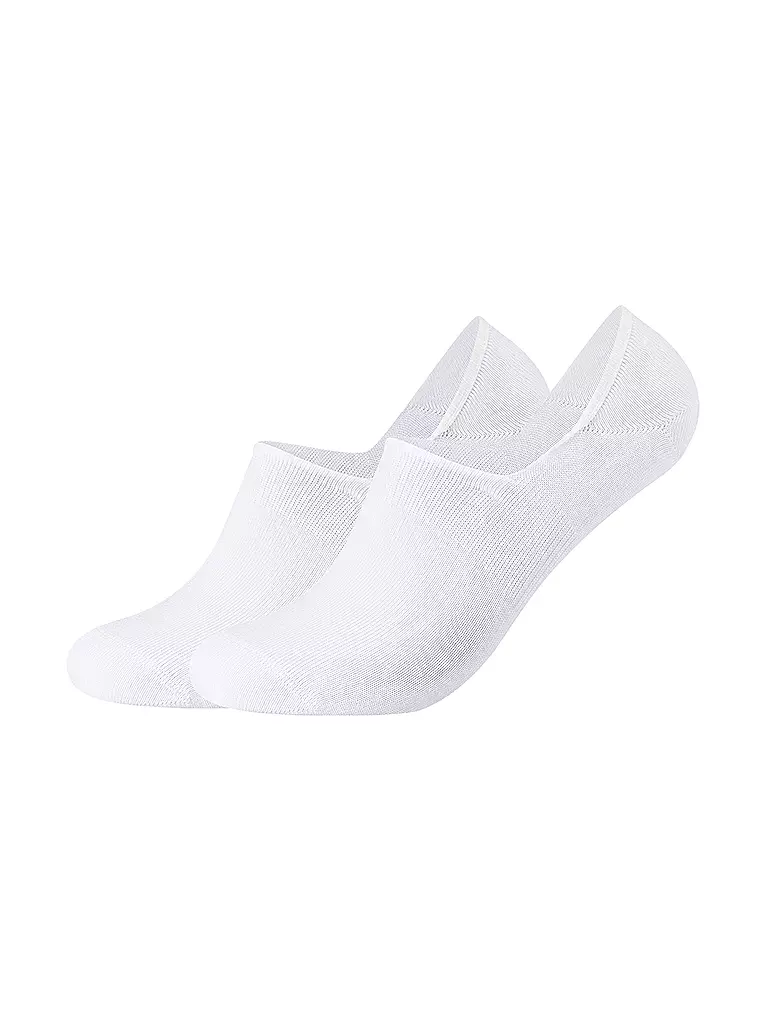 CAMANO | Socquettes Lot de 2 COMFORT INVISIBLE blanc | weiss