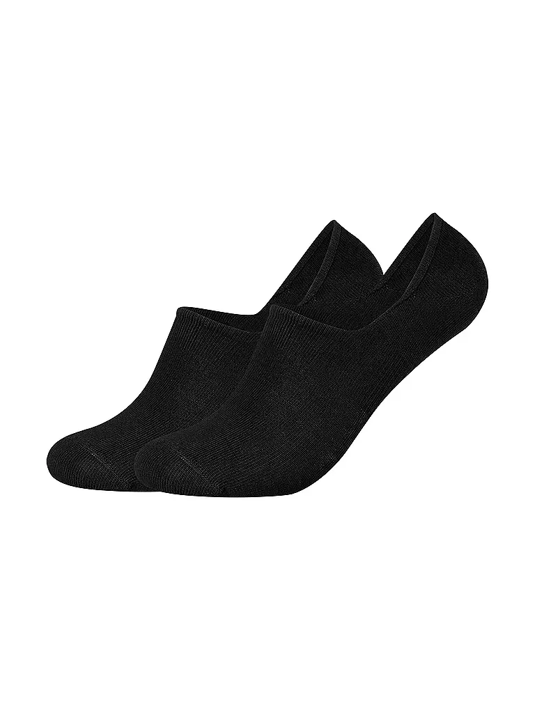 CAMANO | Socquettes lot de 2 COMFORT INVISIBLE noir | schwarz