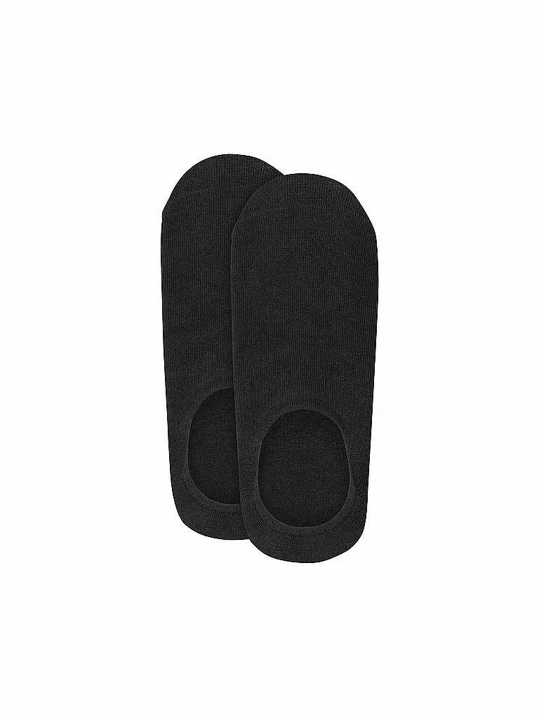 CAMANO | Socquettes lot de 2 COMFORT INVISIBLE noir | 