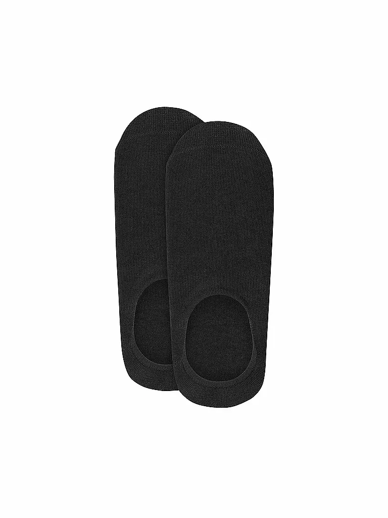 CAMANO | Socquettes lot de 2 COMFORT INVISIBLE noir | 