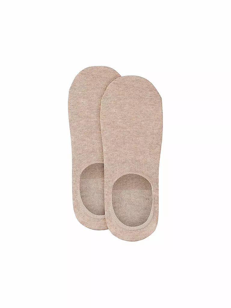 CAMANO | Socquettes lot de 2 COMFORT INVISIBLE sable chiné | beige