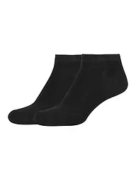 CAMANO | Chaussettes sneaker, lot de 2 argenté rose chiné | Noir