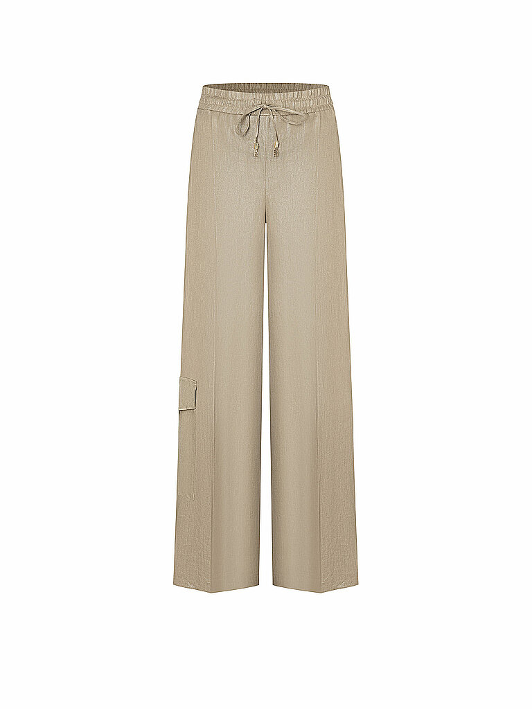 Pantalon cargo en lin AMALIA CARGO beige 36/L32