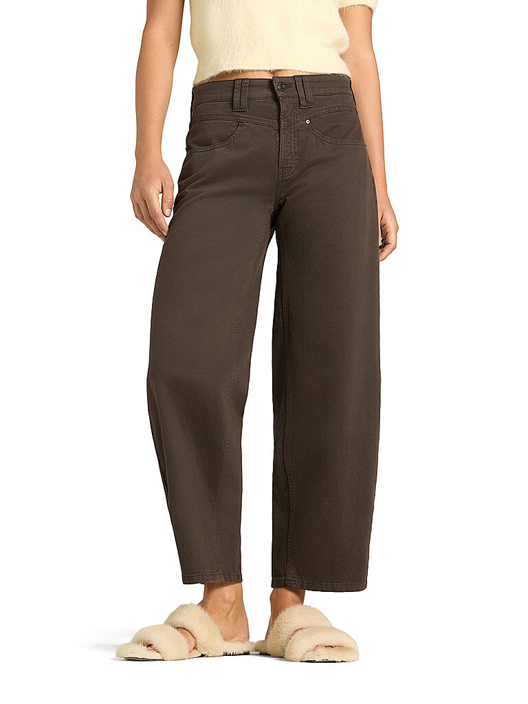Pantalon Barrel Leg ODELE marron 42/L28