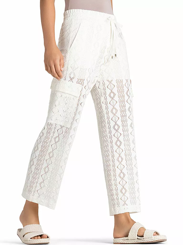 CAMBIO | Cargohose 7/8 CLARA | Crème