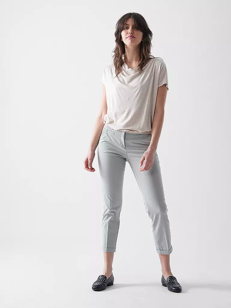 CAMBIO | Chino 7/8 STELLA | Gris clair