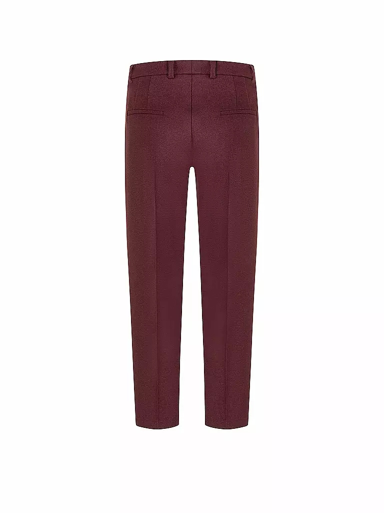 CAMBIO | Chino KRYSTAL FLAP | Rouge foncé