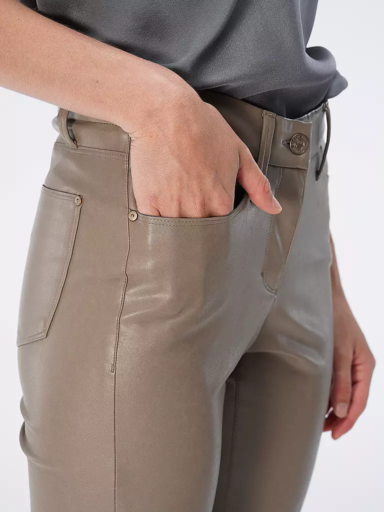 CAMBIO | Hose in Lederoptik RAY | Marron