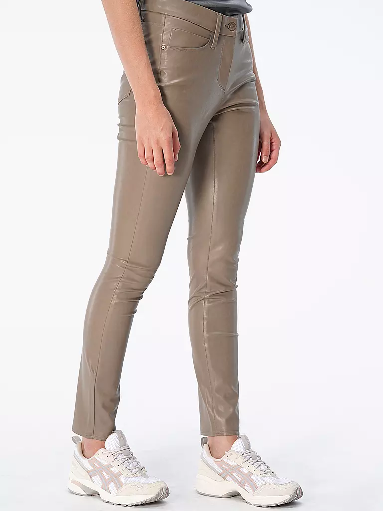 CAMBIO | Hose in Lederoptik RAY | Marron