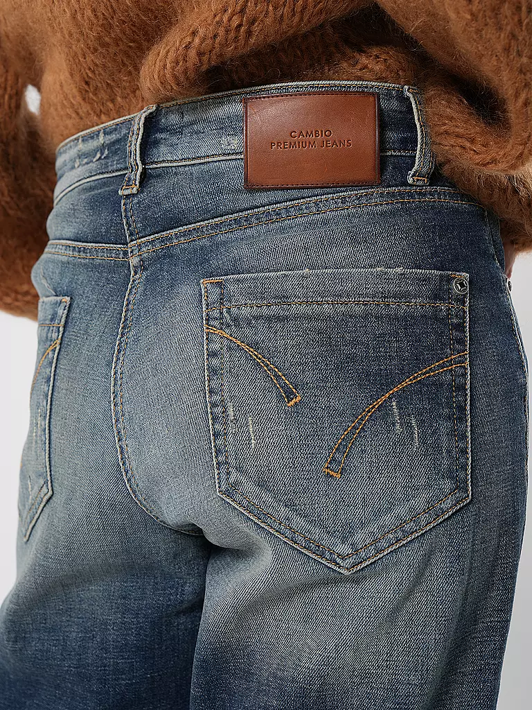 CAMBIO | Jeans 7/8 KIMBERLY | Bleu