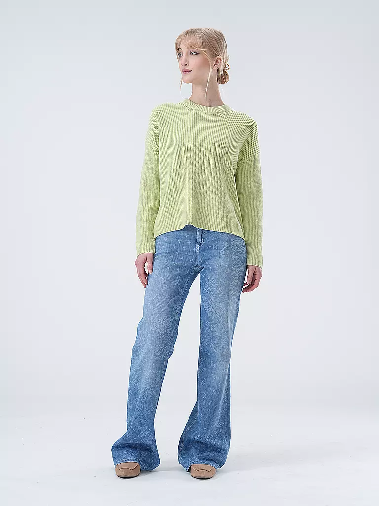 CAMBIO | Jeans Coupe Évasée FABIENNE | Bleu clair