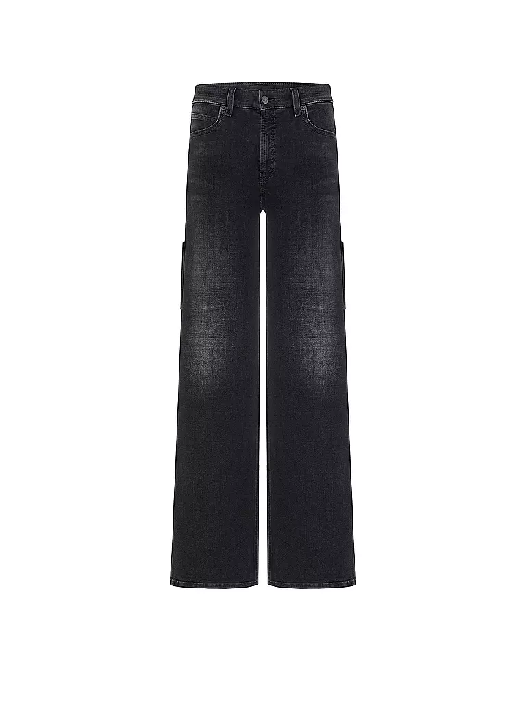 CAMBIO | Jeans Flared Fit ALIA | Noir