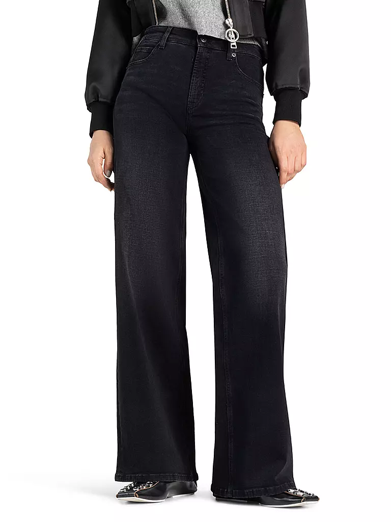 CAMBIO | Jeans Flared Fit ALIA | Noir