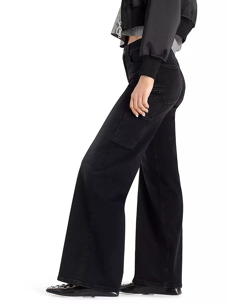 CAMBIO | Jeans Flared Fit ALIA | Noir