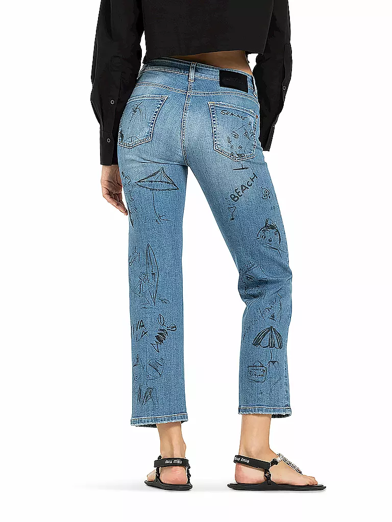 CAMBIO | Jeans Slim Fit 7/8 PARIS | Bleu