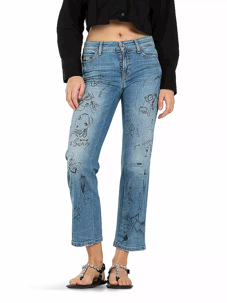 CAMBIO | Jeans Slim Fit 7/8 PARIS | Bleu