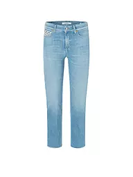 CAMBIO | Jeans Slim Fit 7/8 PIPER SHORT | Bleu