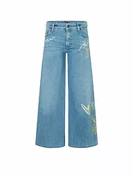 CAMBIO | Jeans Wide Leg 7/8 PALAZZO CROPPED | Bleu