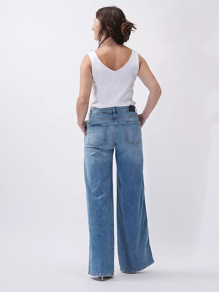 CAMBIO | Jeans Wide Leg ALEK | Bleu