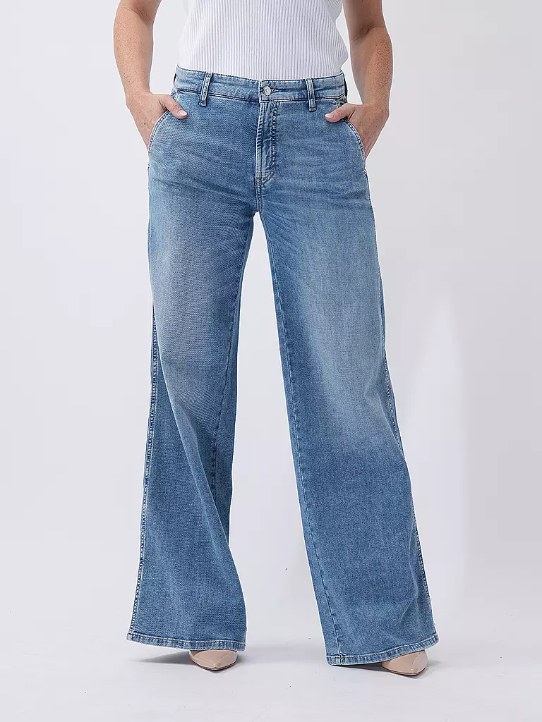CAMBIO | Jeans Wide Leg ALEK | Bleu