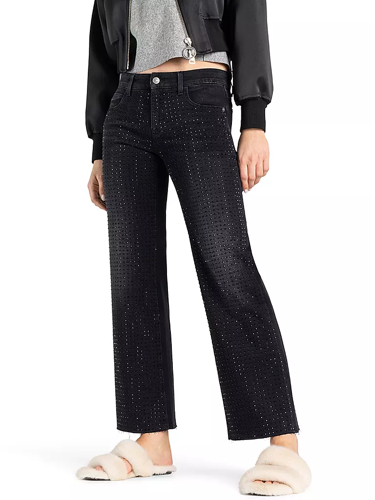 CAMBIO | Jeans Wide Leg TESS | Noir