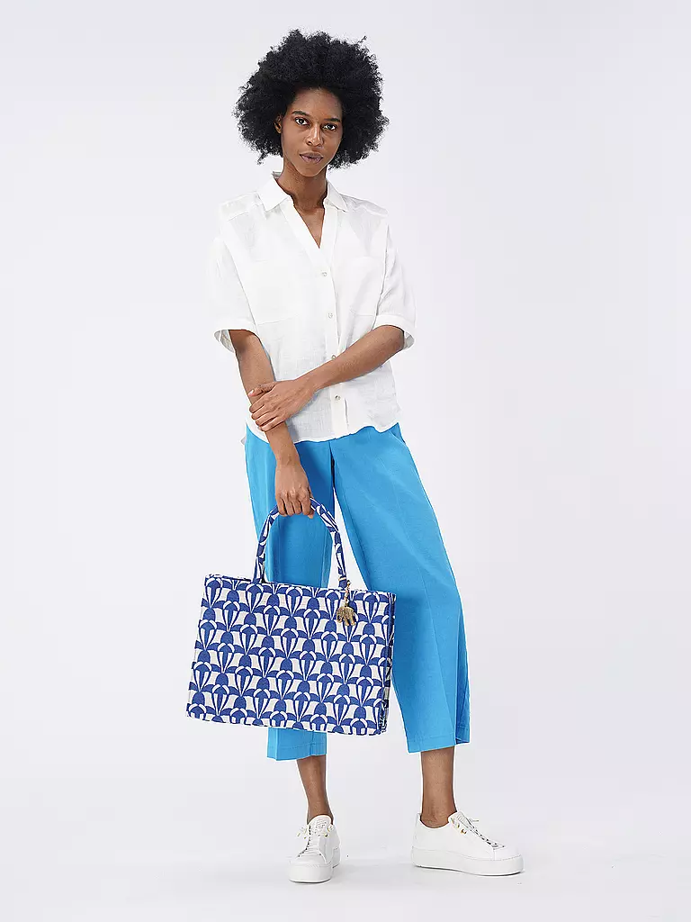 CAMBIO | Leinen Culotte CALIFORNIA | Turquoise