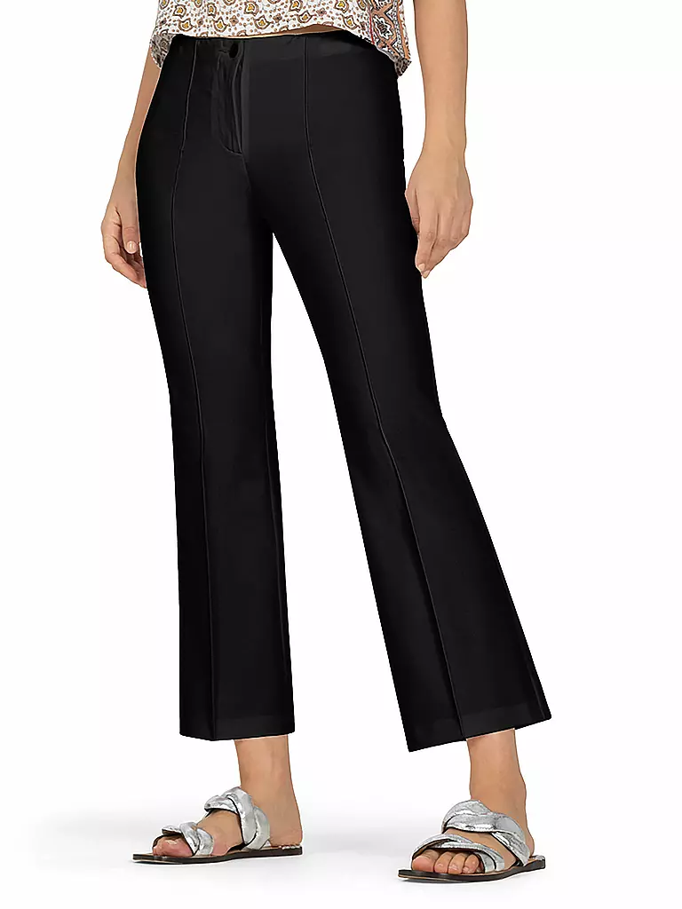 CAMBIO | Pantalon évasé 7/8 ROS EASY KICK | schwarz