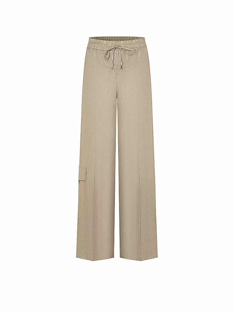 CAMBIO | Pantalon cargo en lin AMALIA CARGO | Beige