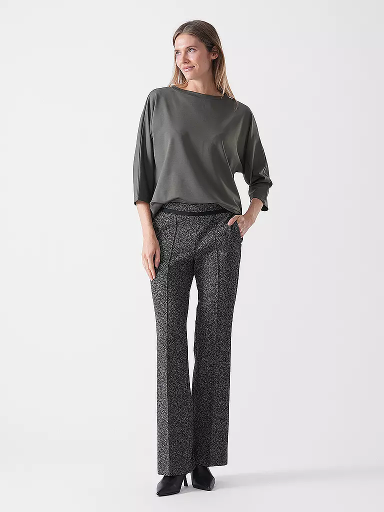 CAMBIO | Pantalon coupe évasée FRANCOISE | schwarz