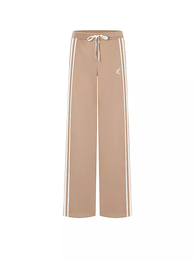 CAMBIO | Pantalon de jogging coupe AVRIL SLIT | camel