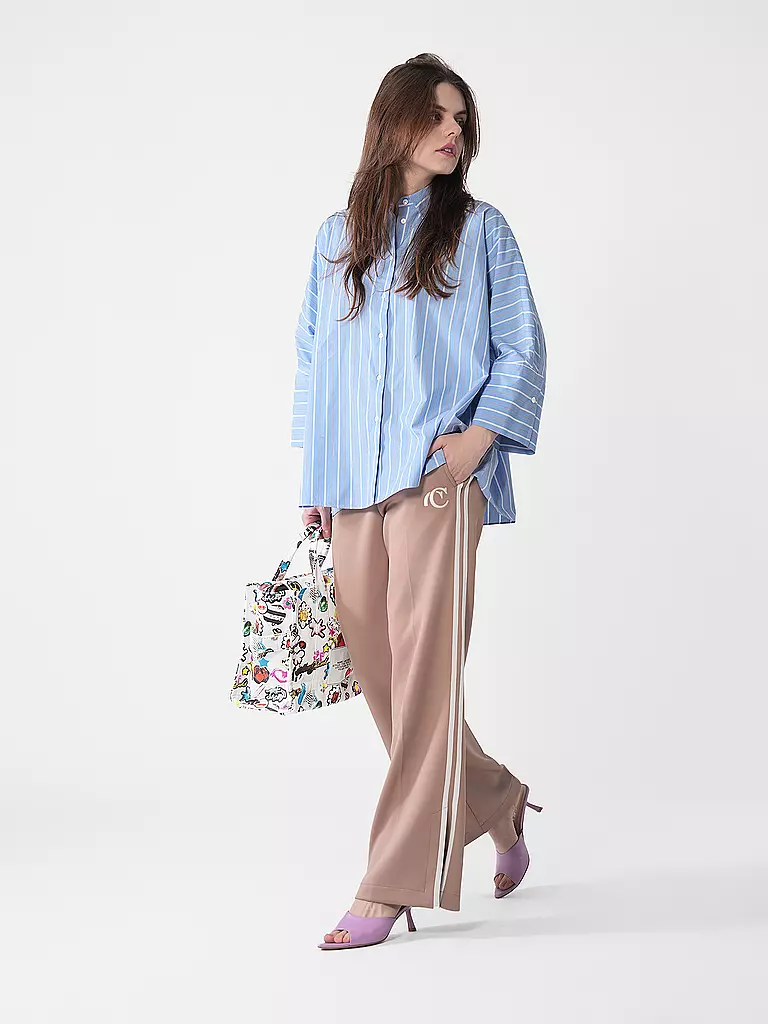 CAMBIO | Pantalon de jogging coupe AVRIL SLIT | camel