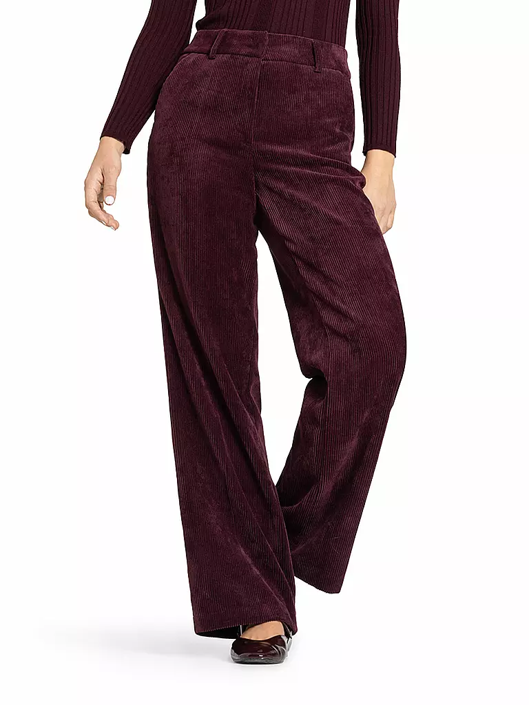 CAMBIO | Pantalon Marlene AMELIE | Rouge foncé