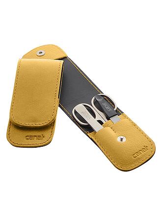 CANAL | Stecketui avec bouton-pression 3 pièces (Jaune) 5376