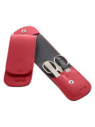 CANAL | Stecketui avec bouton-pression 3 pièces (Rouge) 5376