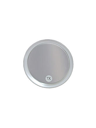 CANAL | Miroir grossissant 7x, Ø 15 cm, 2 ventouses, plastique