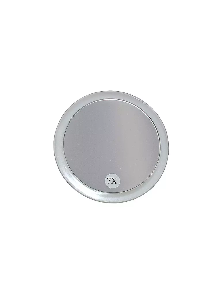 CANAL | Miroir grossissant 7x, Ø 15 cm, 2 ventouses, plastique | Aucune couleur