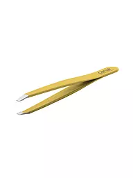 CANAL | Pince à épiler inoxydable/droite 95mm (Jaune) 2017-02 | Jaune